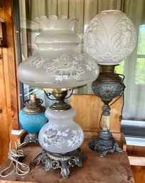 Antique Banquet Light, Hurricane Light, Other Glass Bulb Light