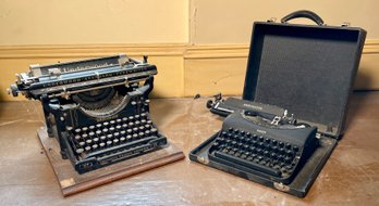 Two Vintage Typewriters, Underwood And Remington (CTF20)