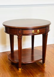 Round Cherry Side Table (CTF10)