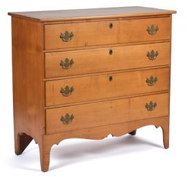 Early 19th C. Federal Four Drawer Chest (CTF20)