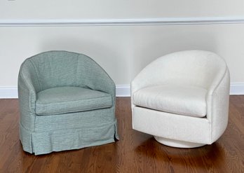 Two Similar Barrel Chairs (CTF40)