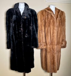 Two Vintage Ladies Fur Coats (CTF20)