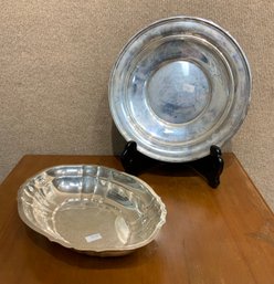 Sterling Dish And Bread Tray (CTF10)