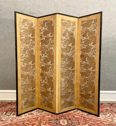 Vintage Four Panel Folding Screen (CTF20)