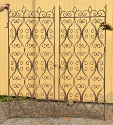 Vintage Iron Garden Gates, Heart Motif (CTF40)