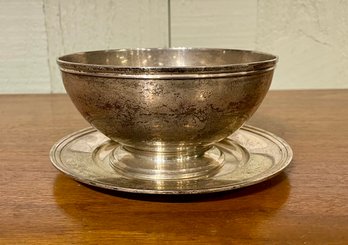 Tiffany & Co. Sterling Bowl And Plate (CTF10)