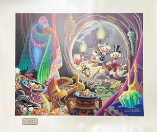 Carl Barks Limited Edition Print, Dangerous Discovery (CTF10)