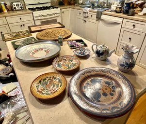 Art And Pottery Lot, 14pcs.  (CTF30)