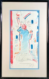 Peter Max Lithograph, Statue Of Liberty #2 (CTF10)