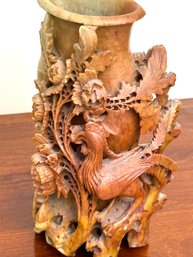 Chinese Soapstone Carved Vase