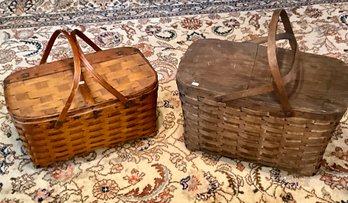 Two Vintage Picnic Baskets (CTF10)