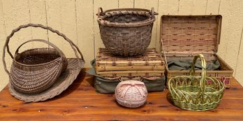 Seven Vintage Baskets (CTF10)