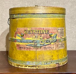 Antique Keystone Mince Meat Firkin (CTF10)