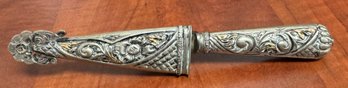 Vintage South American 800 Silver And 18k Gold Knife (CTF10)