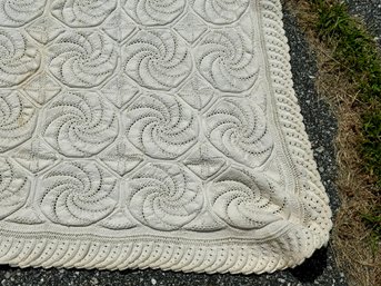 Beautifully Crocheted Throw Blanket