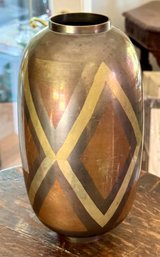 Mixed Metal Vase