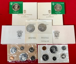 10 Assorted Proof Sets And Coins From Panama (CTF10)
