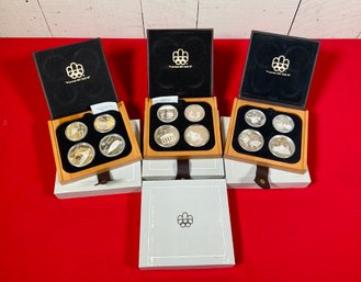 28 Canadian 1976 Olympic Silver Coins In Proof (CTF10)