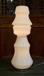 Mid-Century Leviton Milk Glass Lamp (CTF20)
