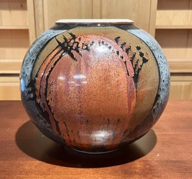 Reg Preston Studio Pottery Vase (CTF10)
