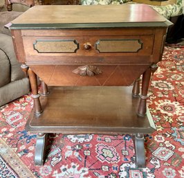 Victorian Walnut Sewing Stand