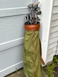 Palmer Golf Bag And Clubs