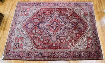 Vintage Heriz Oriental Rug (CTF30)