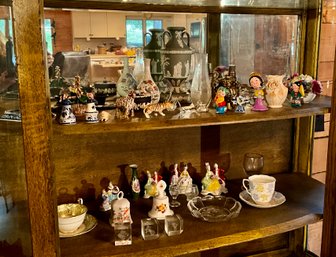 Contents Of China Cabinet, W/Wedgwood And More  (CTF30)