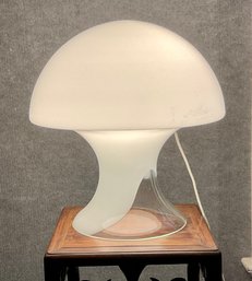 Mid Century Murano Glass Mushroom Lamp (CTF20)