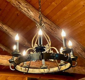 Hanging Iron Chandelier (CTF40)