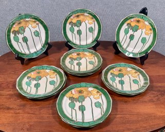 Royal Doulton Art Nouveau Plates, Set Of 12 (CTF10)