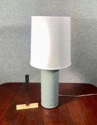 Modern Blue Glazed Ceramic Lamp (CTF20)