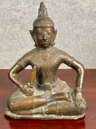 Vitnage Asian Seated Bronze Buddha (CTF10)