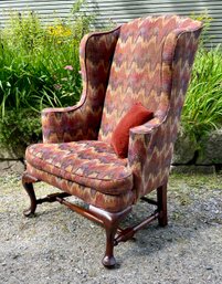 Henry Page 20th C. Boston Queen Anne Style Wing Chair (CTF20)