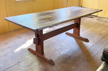 Henry Page Pine Shoe Foot Dining Table (CTF30)