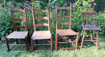 Four Vintage And Antique Chairs (CTF20)