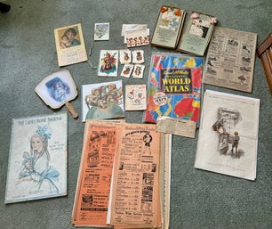 Silk Tobacco Squares, Ephemera From 1900s