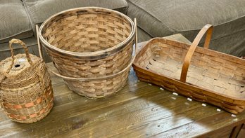 Three Antique Baskets