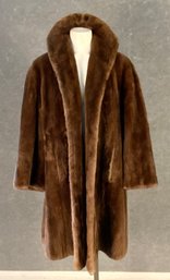 Antique Ladies Nutria Fur Coat (CTF10)