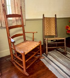 Two Antique Rocking Chairs (CTF10)