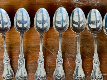 Eight Gorham-Whiting Teaspoons