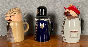 Three Schultz & Dooley Ceramic Steins, 4 Of 4  (CTF10)