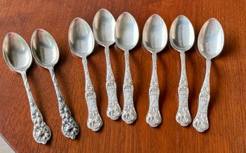 Six Sterling Teaspoons