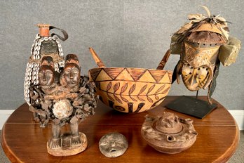 African Masks, Statues, Water Vessel (CTF20)