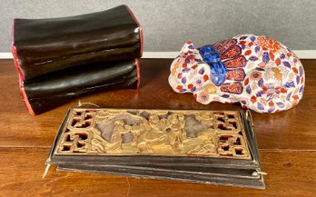 Vintage Chinese Items, Imari Cat And More (CTF20)