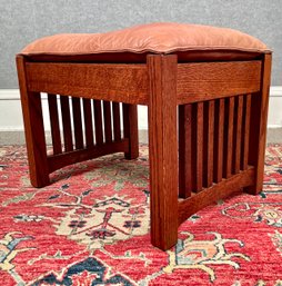 Vintage Mission Oak Foot Stool (CTF10)