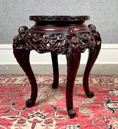 Vintage Chinese Carved Wooden Stand (CTF10)