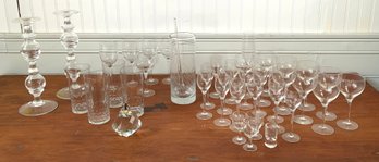 Glassware And Crystal, 42pcs.  (CTF30)