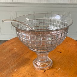 Vintage Heisey Glass Punch Bowl (CTF20)