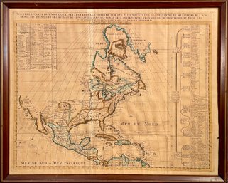 Antique Map, Nouvelle Carte De L'Amerique Septentrionale (CTF10)